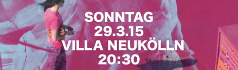 Stummfilmabend in der Villa Neukölln, 29.3.2015, Berlin