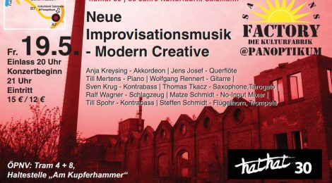 Neue Improvisationsmusik, Kulturfrabrik Salzmann @ Panoptikum, Kassel, 19.5.2017
