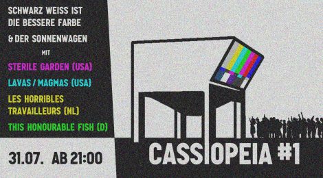 this honourable fish @ Cassiopeia #1 mit Sterile Garden, Lavas/Magmas, Les Horribles Travailleurs, 31.7.2017, Münster