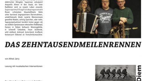 Cubic Escape: DAS ZEHNTAUSENDMEILENRENNEN, 20.4.2018, black-box, Münster